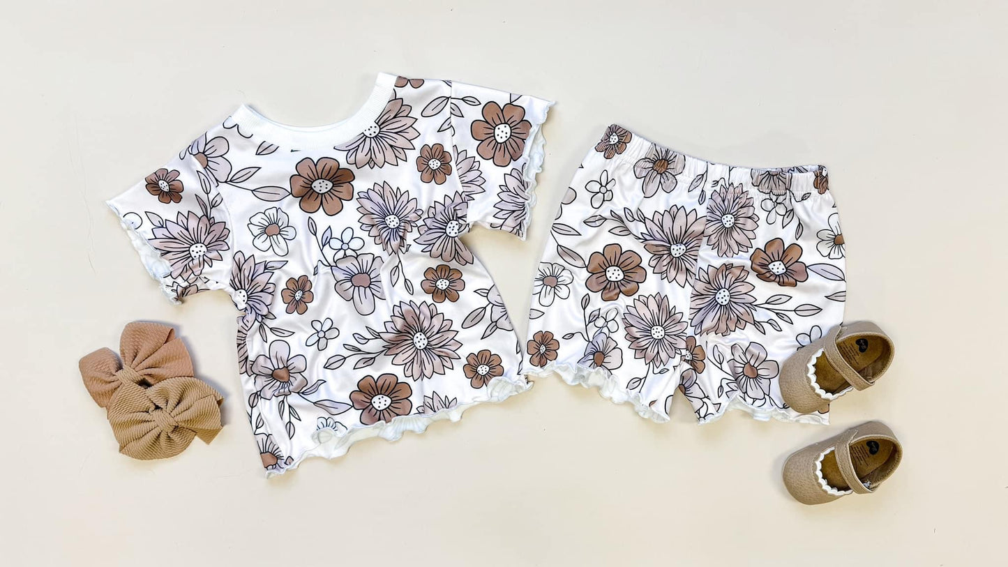 Eden Floral Shorts Set