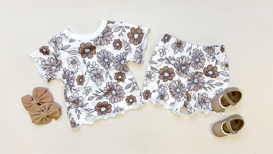 Eden Floral Shorts Set