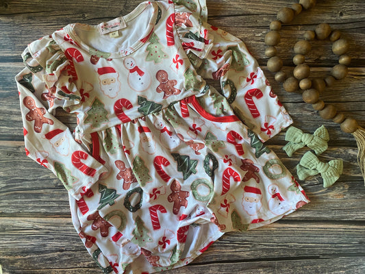 Gingerbread Christmas Dress
