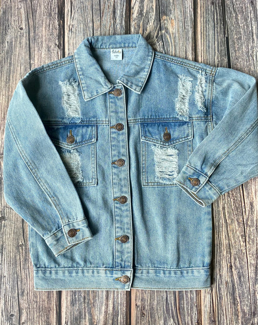 Ripped Denim Jacket