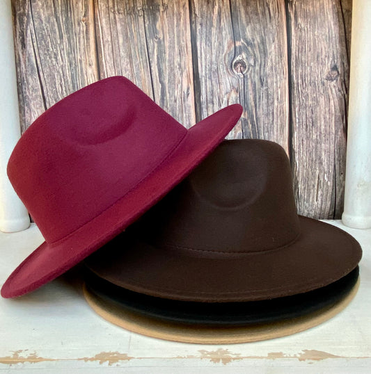 Child Flat Brim Hat