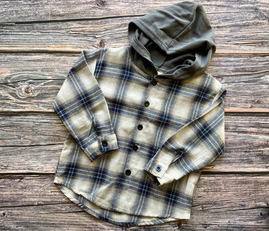 Plaid Hooded Flannel