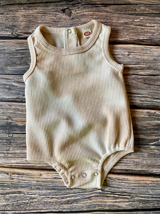 Waffle Knit Tank Onesie
