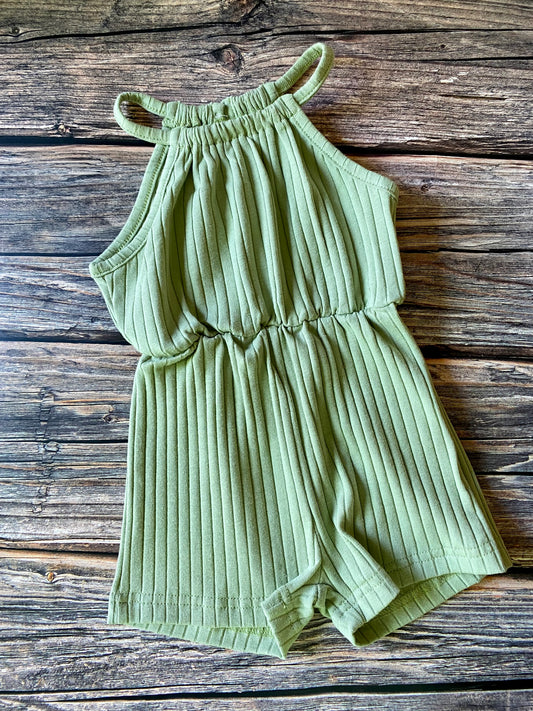 Green Summer Romper