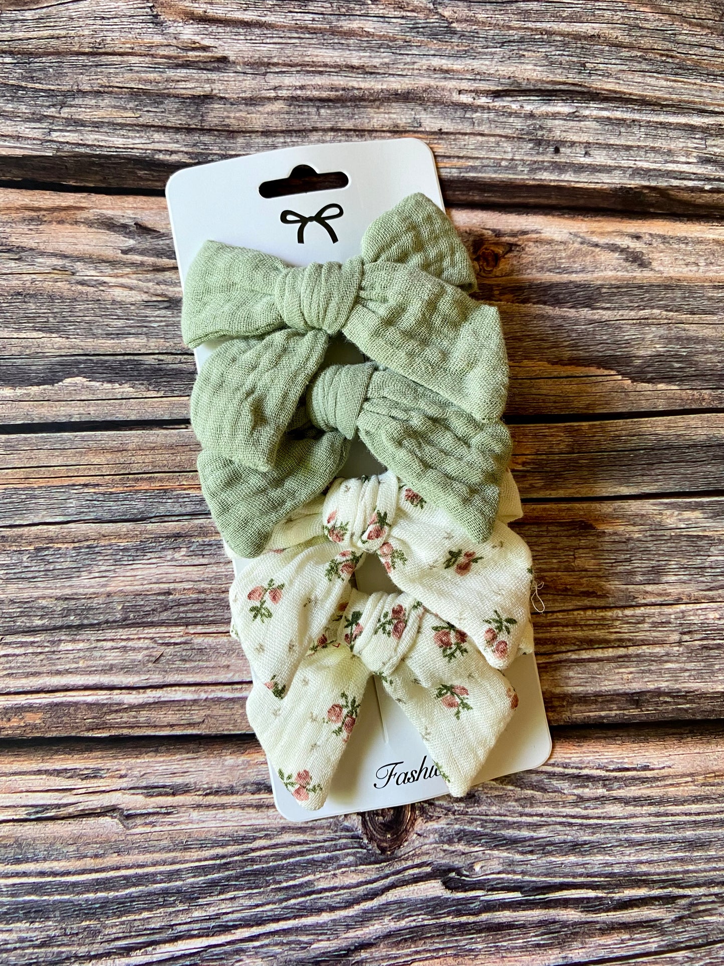 Muslin Bow Set