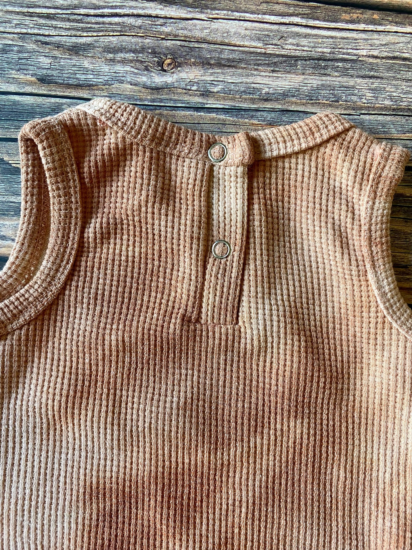 Waffle Knit Tank Onesie