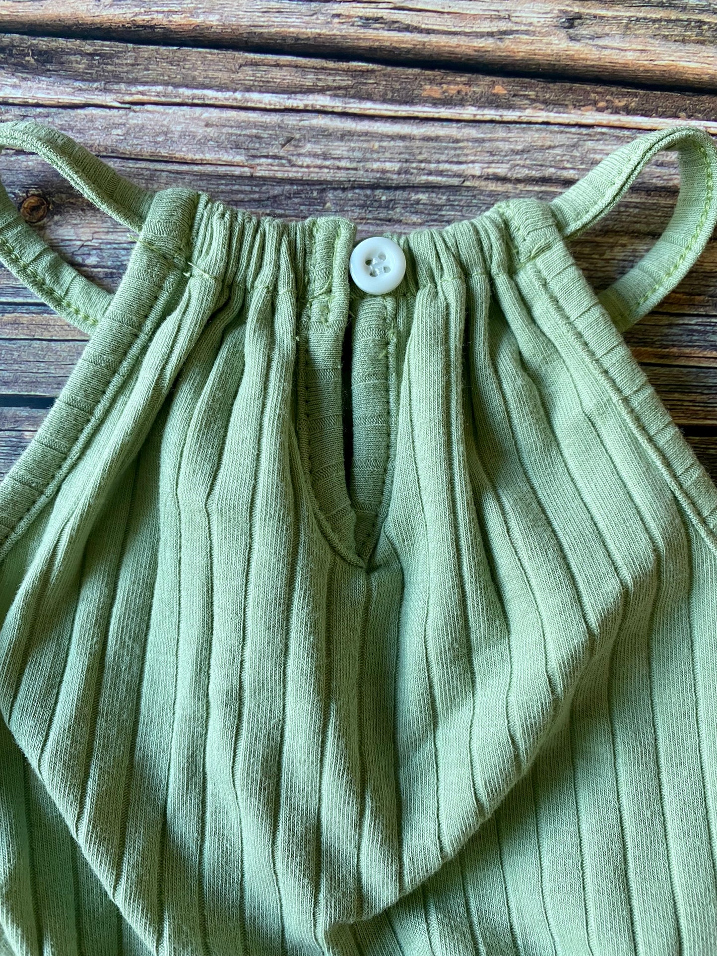 Green Summer Romper