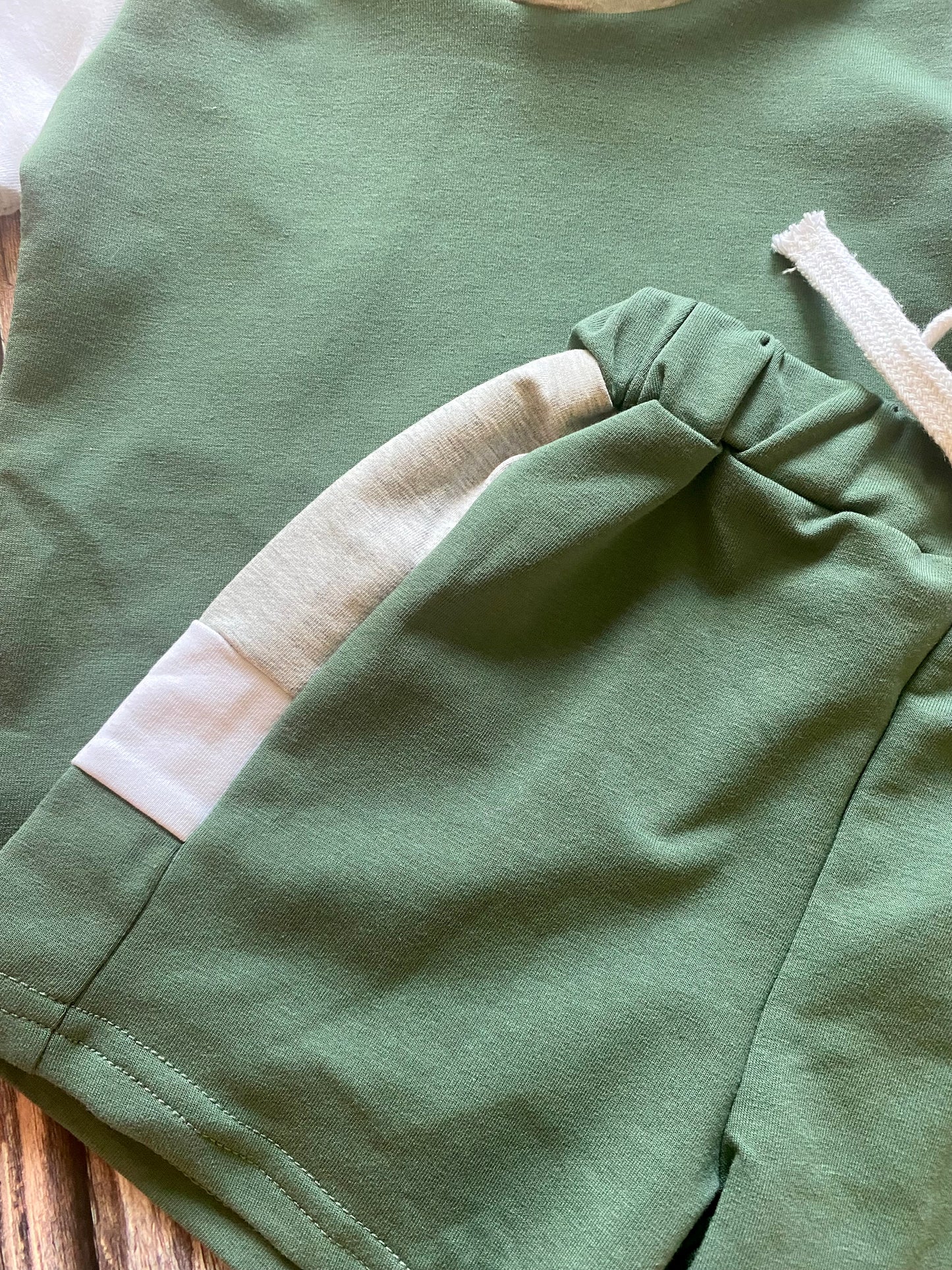 Green Hooded Set